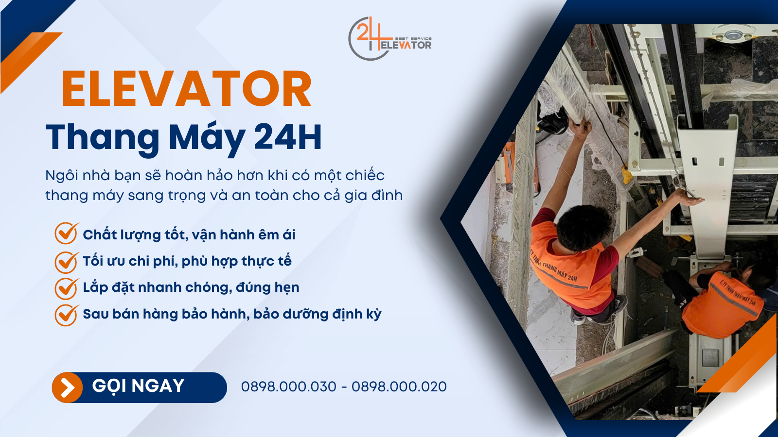 thang máy cho nhà cải tạo