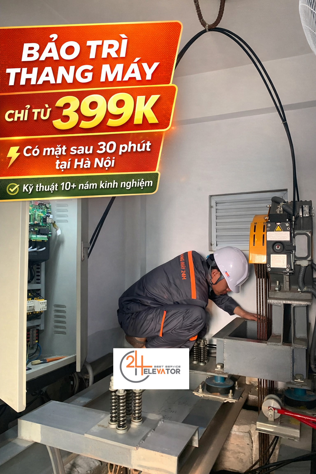 bảo dưỡng thang máy gia đình